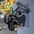 ZNICZ SOLARNY z Grawerem Wieczna Lampka Latarenka LED STATUETKA dla taty
