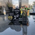 ZNICZ SOLARNY z Grawerem Wieczna Lampka Latarenka LED STATUETKA dla taty