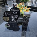 ZNICZ SOLARNY z Grawerem Wieczna Lampka Latarenka LED STATUETKA dla taty