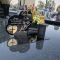 ZNICZ SOLARNY z Grawerem Wieczna Lampka Latarenka LED STATUETKA dla taty