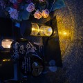 ZNICZ SOLARNY z Grawerem Wieczna Lampka Latarenka LED STATUETKA dla taty