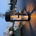 ZNICZ SOLARNY LED LAMPION NA GRÓB STATUETKA NA CMENTARZ Z KRZYŻEM