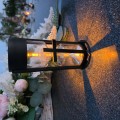 ZNICZ SOLARNY LED LAMPION NA GRÓB STATUETKA NA CMENTARZ Z KRZYŻEM