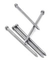 GWOŹDZIE MAŁE GWOŹDZIKI STALOWE SREBRNE 1,3x20mm 115 szt