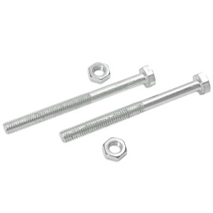 M6x70mm ŚRUBA SZEŚCIOKĄTNA ŚRUBY Z NAKRĘTKĄ OCYNK ŁEB 6-KĄTNY 3szt