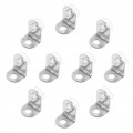 11x11mm KĄTOWNIK Z PRZYSSAWKĄ DO PÓŁEK SZKLANYCH I AKRYLOWAYCH PODPÓRKA 10szt