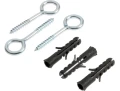 2,7x31mm WKRĘT OCZKOWY Z KOŁKIEM KOŁEK GWINT HAK OCYNK 11 szt