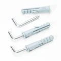 2,5x25mm WKRĘT HACZYK typ L  z KOŁKIEM KOŁEK GWINT HAK OCYNK 10szt