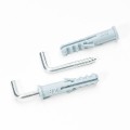 3x30mm WKRĘT HACZYK typ L  z KOŁKIEM KOŁEK GWINT HAK OCYNK 7 szt