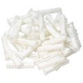 5x25mm KOŁKI UNIWERSALNE NYLONOWE ROZPOROWY BIAŁE 90szt
