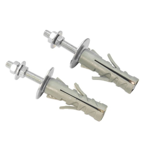 12x43mm M5 KOŁEK ROZPOROWY SZPILKA Z GWINTEM + NAKRĘTKI OCYNK 2szt