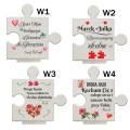 DUŻY SZKLANY  PUZZEL PREZENT NA WALENTYNKI DLA NIEJ DZIEWCZYNY ŻONY