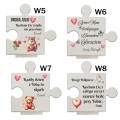 DUŻY SZKLANY  PUZZEL PREZENT NA WALENTYNKI DLA NIEJ DZIEWCZYNY ŻONY