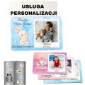 PERSONALIZACJA FOTOMAGNESÓW PODZIEKOWANIE CHRZEST