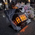 ZNICZ SOLARNY podstawka na cmentarz LAMPKA LED wieczna latarenka na grób