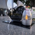 SOLARNY ZNICZ Led Statuetka NA CMENTARZ GRÓB DUŻA Lampka Led z Grawerem
