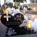 SOLARNY ZNICZ Led Statuetka NA CMENTARZ GRÓB DUŻA Lampka Led z Grawerem
