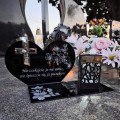 SOLARNY ZNICZ Led Statuetka NA CMENTARZ GRÓB DUŻA Lampka Led z Grawerem