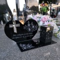 SOLARNY ZNICZ Led Statuetka NA CMENTARZ GRÓB DUŻA Lampka Led z Grawerem