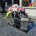 SOLARNY ZNICZ Led Statuetka NA CMENTARZ GRÓB DUŻA Lampka Led z Grawerem