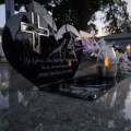 SOLARNY ZNICZ Led Statuetka NA CMENTARZ GRÓB DUŻA Lampka Led z Grawerem