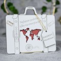 Prezent kartka na EMERYTURĘ Pudełko Pieniądze dla emeryta personalizowane