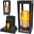 Solarny znicz LED STATUETKA NA CMENTARZ GRÓB DUŻA wieczna lampka na baterie