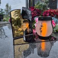 WIECZNY ZNICZ SOLARNY Statuetka dla DZIADKA na Grób Wszystkich Świętych LED