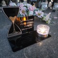 SOLARNY ZNICZ Led Statuetka NA CMENTARZ GRÓB DUŻA Lampka Led z Grawerem