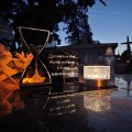 SOLARNY ZNICZ Led Statuetka NA CMENTARZ GRÓB DUŻA Lampka Led z Grawerem