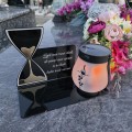 SOLARNY ZNICZ Led Statuetka NA CMENTARZ GRÓB DUŻA Lampka Led z Grawerem