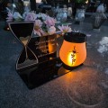 SOLARNY ZNICZ Led Statuetka NA CMENTARZ GRÓB DUŻA Lampka Led z Grawerem