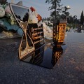 SOLARNY ZNICZ Led Statuetka NA CMENTARZ GRÓB DUŻA Lampka Led z Grawerem
