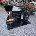 SOLARNY ZNICZ Led Statuetka NA CMENTARZ GRÓB DUŻA Lampka Led z Grawerem