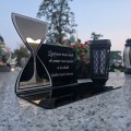 SOLARNY ZNICZ Led Statuetka NA CMENTARZ GRÓB DUŻA Lampka Led z Grawerem