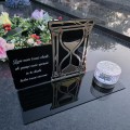 SOLARNY ZNICZ Led Statuetka NA CMENTARZ GRÓB DUŻA Lampka Led z Grawerem