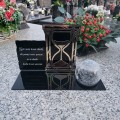 SOLARNY ZNICZ Led Statuetka NA CMENTARZ GRÓB DUŻA Lampka Led z Grawerem