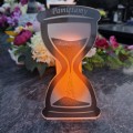 DEKORACJA na grób ZNICZ podstawka na cmentarz LAMPKA LED wieczna latarenka