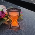 DEKORACJA na grób ZNICZ podstawka na cmentarz LAMPKA LED wieczna latarenka