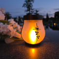 ZNICZ SOLARNY LED  LAMPION NA GRÓB STATUETKA NA CMENTARZ RÓŻA KRZYŻ NOWOSCI