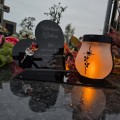 WIECZNY ZNICZ SOLARNY Statuetka dla BABCI na Grób Wszystkich Świętych LED