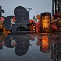 WIECZNY ZNICZ SOLARNY Statuetka dla MAMY  na Grób Wszystkich Świętych LED