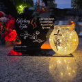 ZNICZ SOLARNY DLA TATY LED NA GRÓB CMENTARZ SERCE LAMPKA NOWOSCI KULA