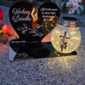 ZNICZ SOLARNY DLA DZIADKA LED NA GRÓB CMENTARZ SERCE LAMPKA NOWOSCI KULA