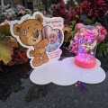 ZNICZ LAMPION NA GRÓB dla DZIEWCZYNKI DZIECKA statuetka na cmentarz  LED