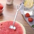 ŁYŻKA ŁYŻECZKA DESEROWA Srebrna Szufla Szufelka Do Deserów Arbuza 15cm