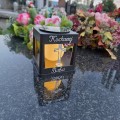 ZNICZ SOLARNY LED LAMPION NA GRÓB STATUETKA NA CMENTARZ Z KRZYŻEM