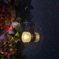 Znicz solarny LED   STATUETKA NA GRÓB wieczny lampion szkło akrylowe