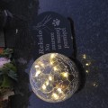 ZNICZ SOLARNY LED dla Psa/Kota statuetka serce  grawer IMIĘ  lampka 3D