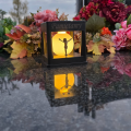 ZNICZ SOLARNY LED LAMPION NA GRÓB STATUETKA CMENTARZ JEZUS NOWOSCI MOSIĄDZ